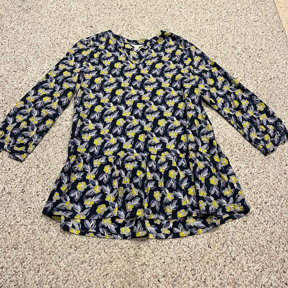 Sea Salt Cornwall Colarossi Tunic Floral US 10 Lagenlook Casual Cottagecore
